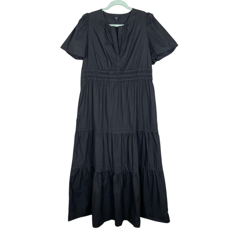 Quince Black Maxi Dress- XL Like New! - Picture 6 of 13